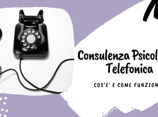 Consulenza psicologica telefonica