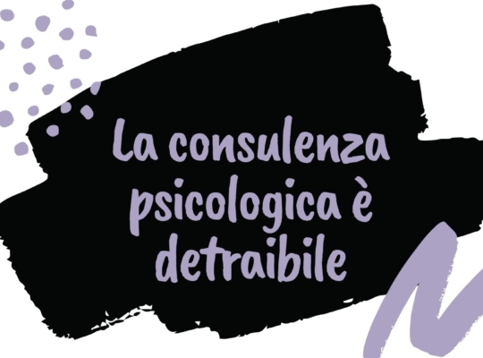 consulenza psicologica detraibile