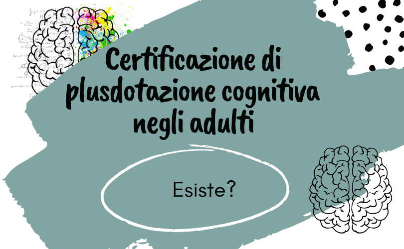 certificazione plusdotazione adulti